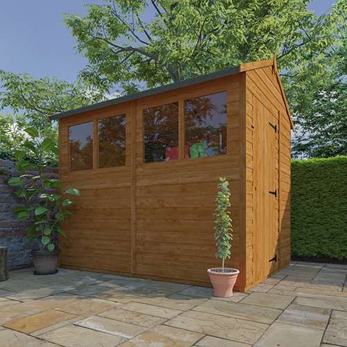 Wooden garden sheds