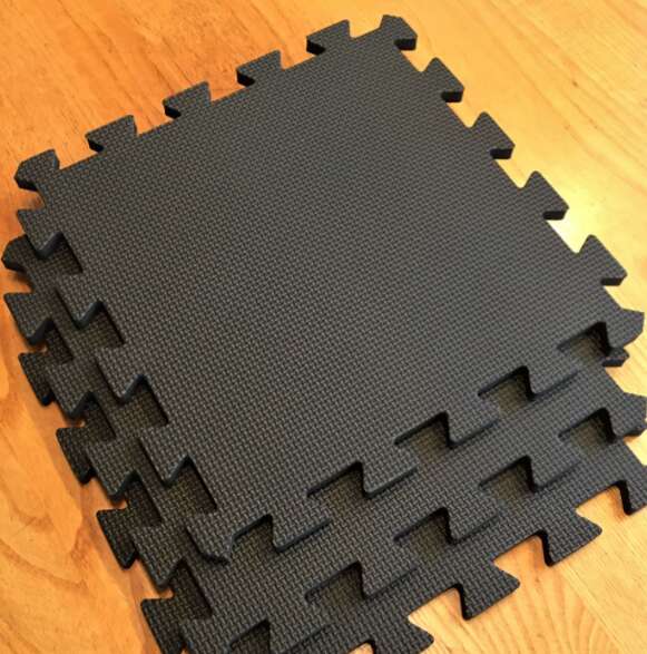 Tiger Sheds Warm Floor Tiles in black for sheds or log cabins