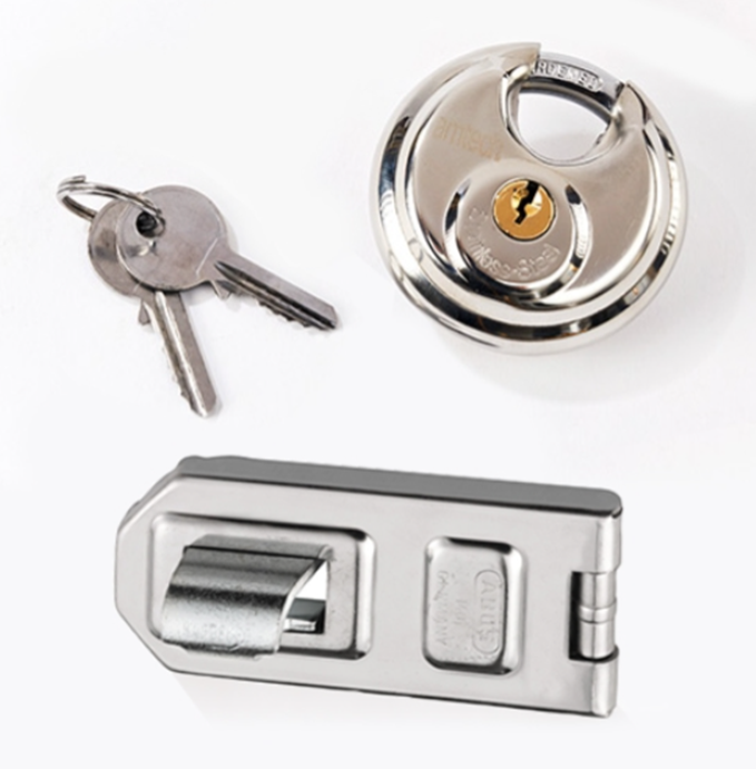 Tiger Shed Silver Shed Door Hasp & Security Lock