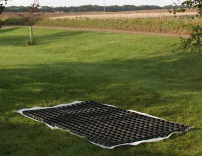 a picture of a plastic shed base