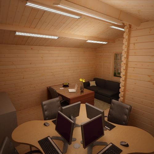 Amur Internal Office Log Cabin