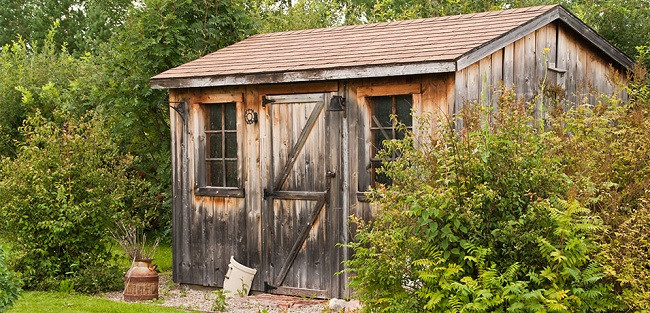 Rickety old shed