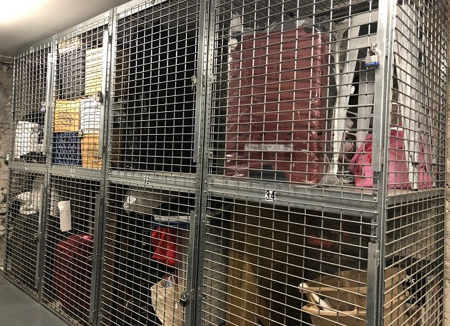 Cage to protect your stuff from thieves