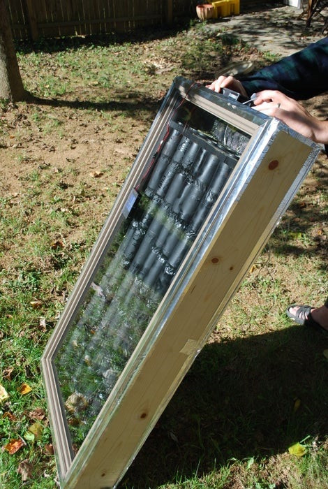 DIY solar heater