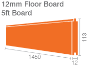 1450mm Floorboards
