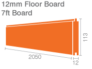 1450mm Floorboards