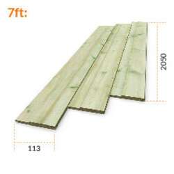 Replacement Pressure Treated Shiplap Board | 1450mm