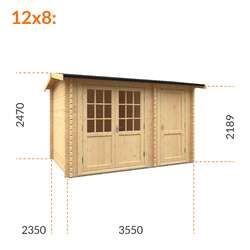 12x8w Capetus | 44mm REDUCED HEIGHT