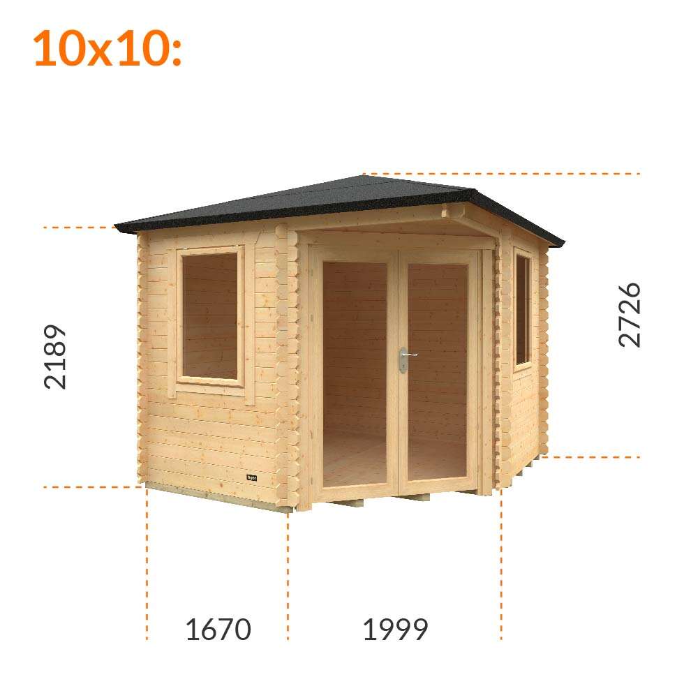 10x10 Bengal Corner Cabin