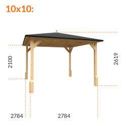 10x10w Garden Pavilion | 44mm