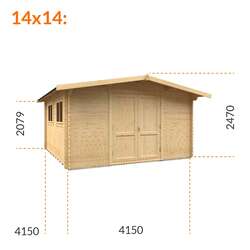 14x14w Javan | 28mm REDUCED HEIGHT