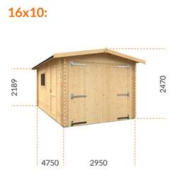 16x10w Malayan Garage | 44mm REDUCED HEIGHT