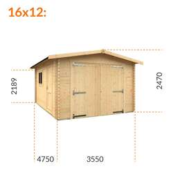 16x12w Malayan Garage | 44mm REDUCED HEIGHT