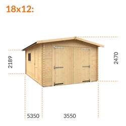 18x12w Malayan Garage | 44mm REDUCED HEIGHT