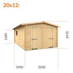 20x12w Malayan Garage | 44mm REDUCED HEIGHT