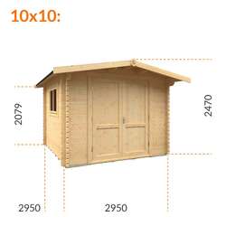 10x8w Rayner | 44mm REDUCED HEIGHT