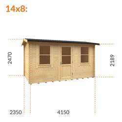 12x8w Sabre | 28mm REDUCED HEIGHT