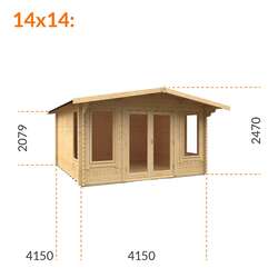 10x14w Shere | 44mm REDUCED HEIGHT