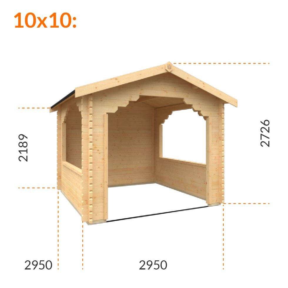 10x10 Sumatran Shelter
