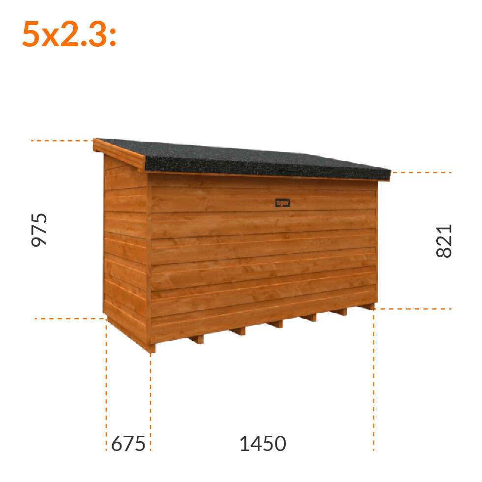 4x2.3 Tiger Wooden Toolchest