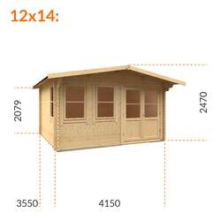 12x14w Zeta | 44mm REDUCED HEIGHT