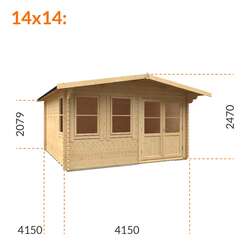 14x14w Zeta | 44mm REDUCED HEIGHT