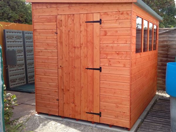 Shiplap Lean-To Pent Shed | Wooden Lean-To Pent Garden Sheds