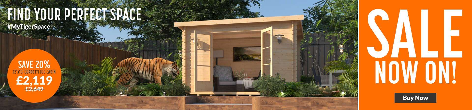 Tiger Sale cabin