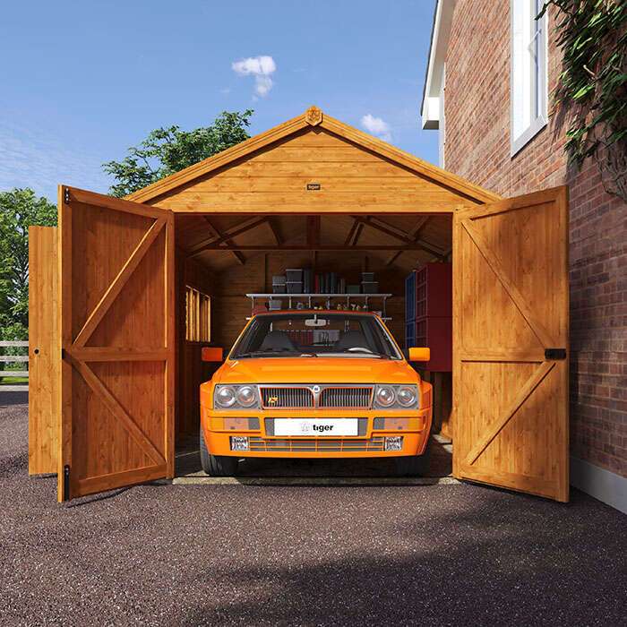 Tiger Wooden Garage