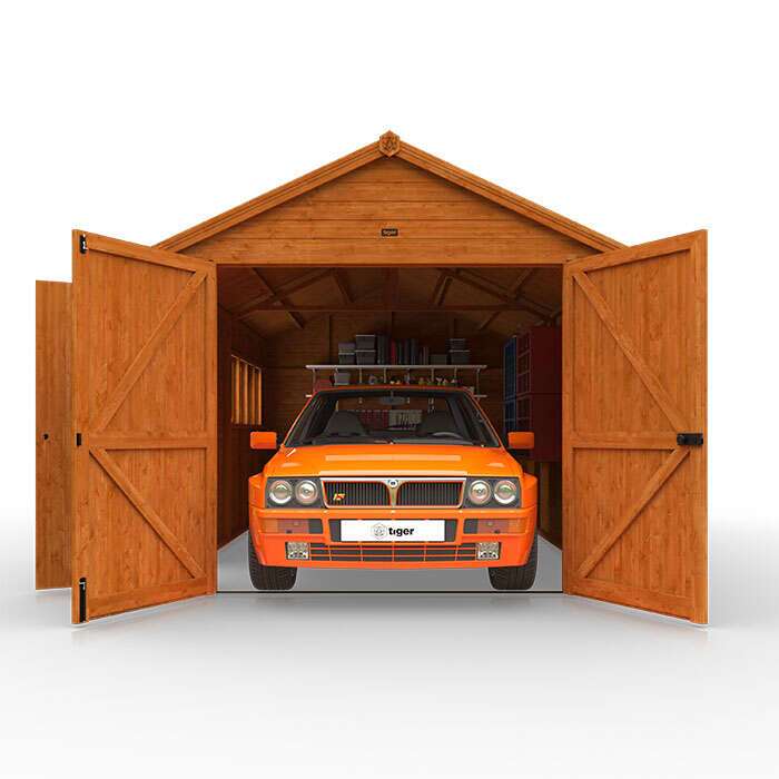 Tiger Wooden Garage
