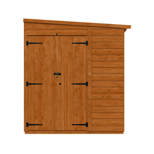 TigerFlex® Shiplap Pent Security Double Door Shed