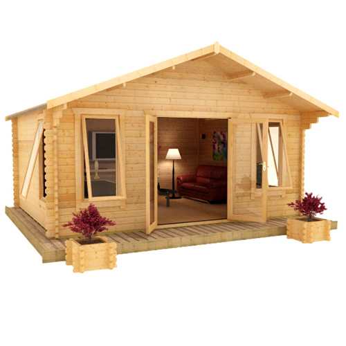 The Shere | 44mm Log Cabin