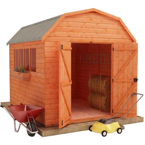 Garden Barns Mini Dutch Barn Shed Tiger Sheds