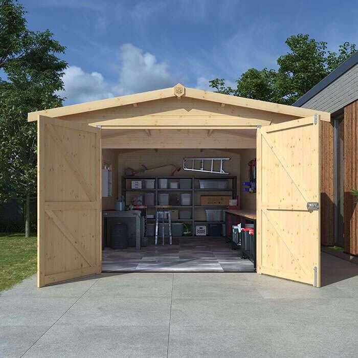 The Malayan Garage | 44mm Log Cabin REDUCED HEIGHT