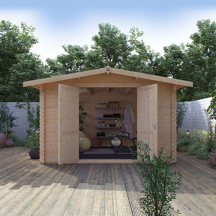 The Rayner | 44mm Log Cabin REDUCED HEIGHT