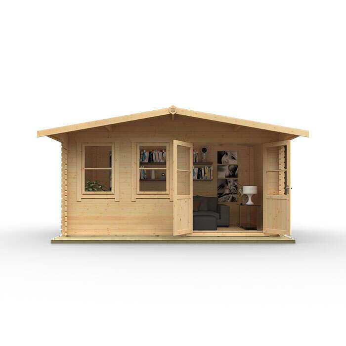 The Zeta | 44mm Log Cabin REDUCED HEIGHT