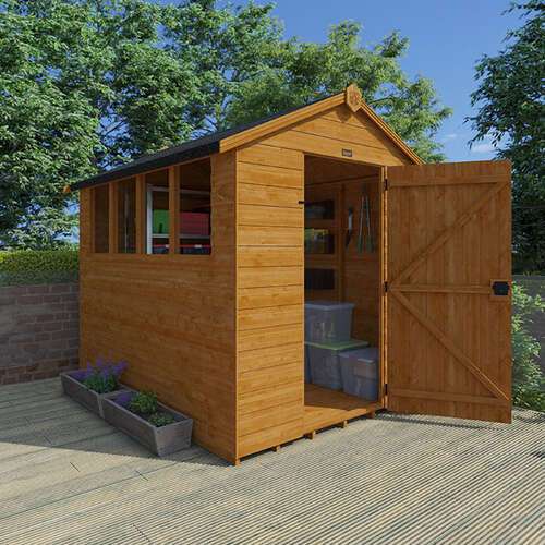 6'x4' Tiger Shiplap Apex Express Shed - Wooden Shiplap Sheds - 0% Finance - Buy Now Pay Later - Tiger Sheds