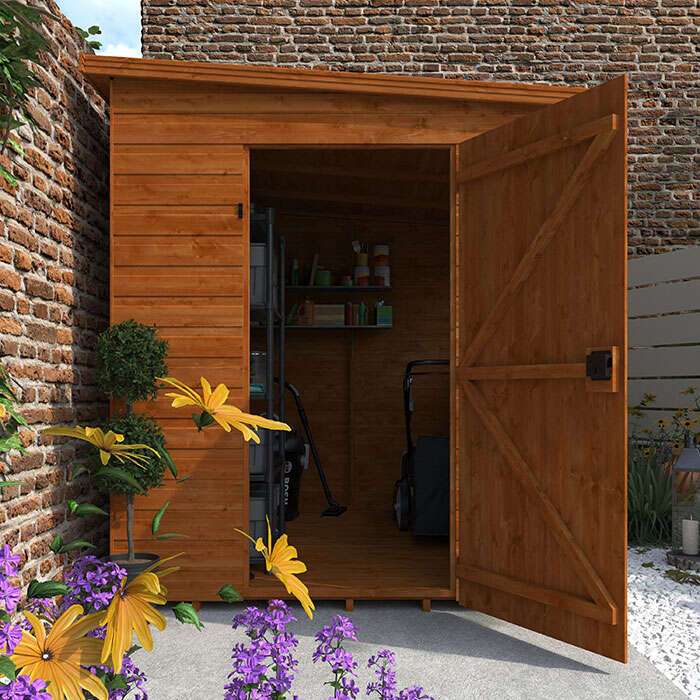 Tiger Shiplap Lean-To Pent Shed