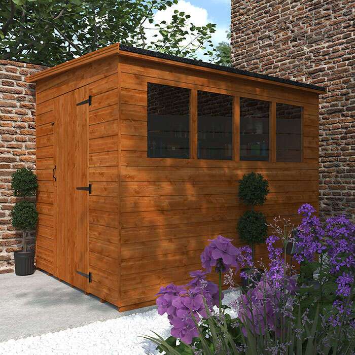 Tiger Shiplap Lean-To Pent Shed