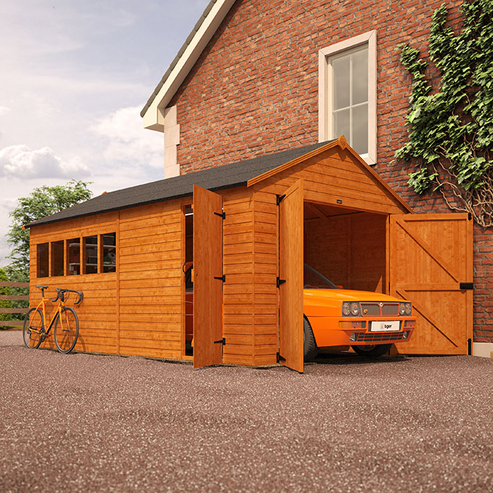 Tiger Wooden Garage