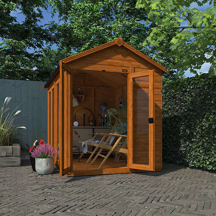 TigerFlex® Shiplap Apex Full Pane Summerhouse