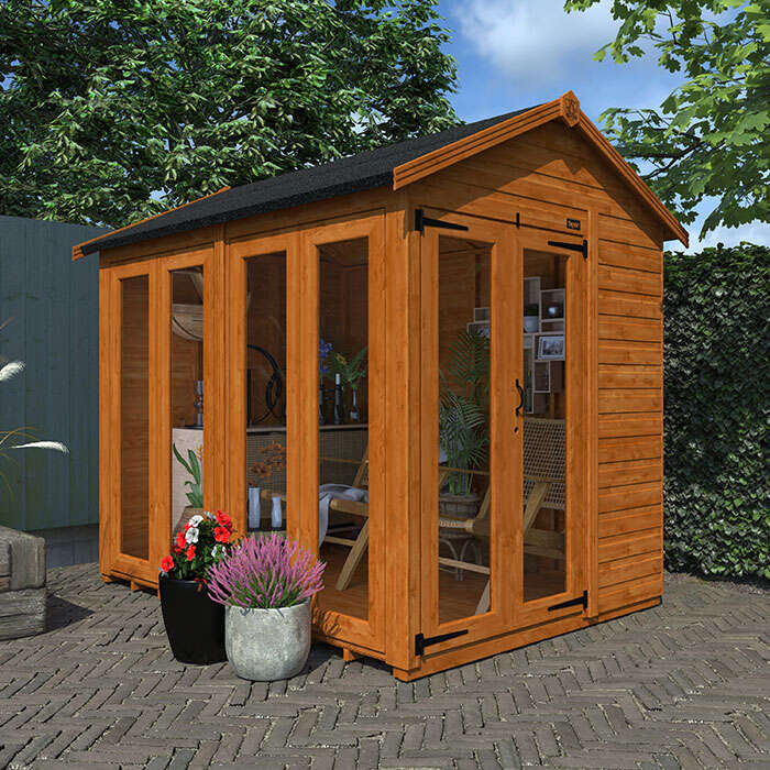 TigerFlex® Shiplap Apex Full Pane Summerhouse