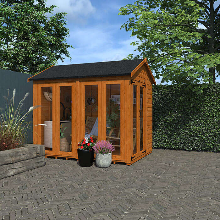 TigerFlex® Shiplap Apex Full Pane Summerhouse