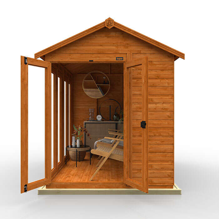 TigerFlex® Shiplap Apex Full Pane Summerhouse