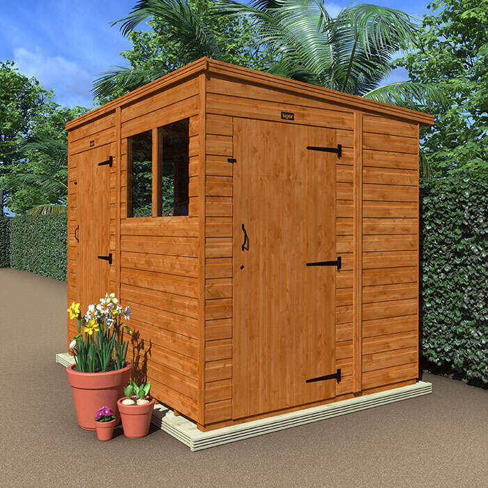 TigerFlex® Shiplap Pent 2-Door Shed