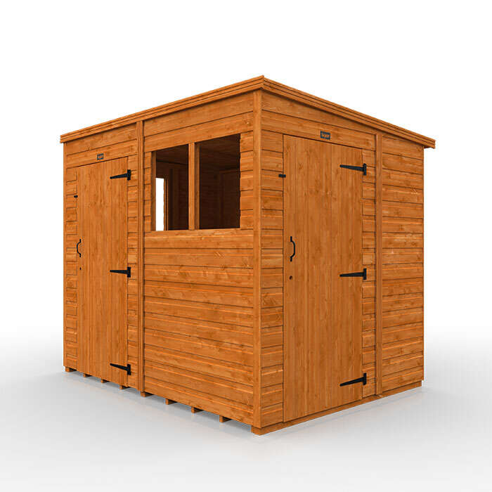 TigerFlex® Shiplap Pent 2-Door Shed