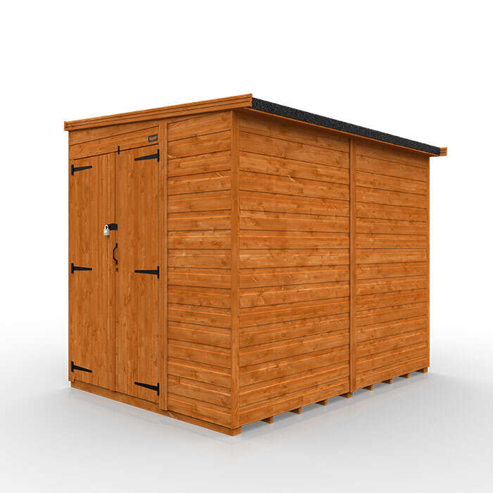 TigerFlex® Shiplap Pent Security Double Door Shed