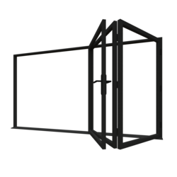 2.5m Aluminium Bifold Doors | Left to Right Opening