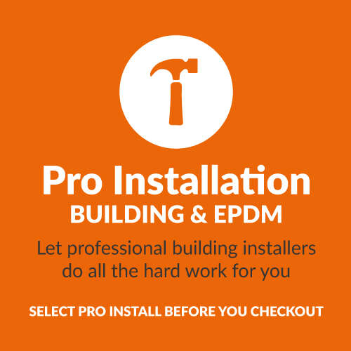 Pro-Installation (Band C3) - Building + EPDM Installation ONLY (No Extras)