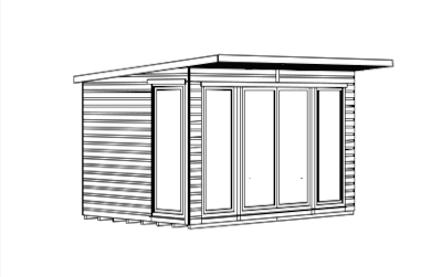 Summerhouse Roof - Pent
